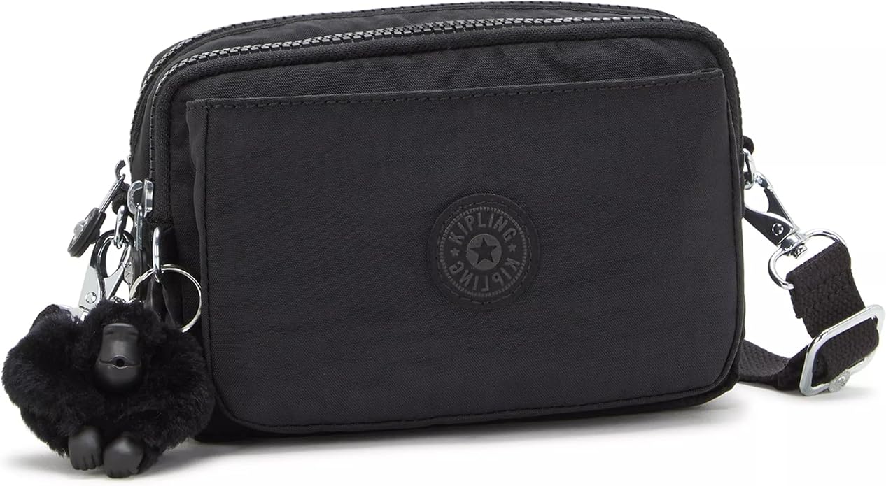 Kipling Women’s Abanu Multi Crossbody Bag, Lightweight, Adjustable Nylon Waist Pack with Multi-Compartment Zip Pockets