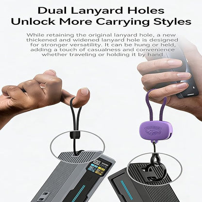 ordinarYone Silicone Case for 10 2in1 Portable Chargers Protective Cover Travel Carrying Case Card Storage Bag