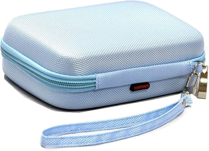 Navitech Light Blue Power Bank EVA Cover/Case/Travel Case Compatible with Power Bank 25000mAh Portable Charger High Capacity External Battery