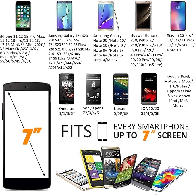 Phone Holder for Running Armband iPhone 11 12 13 14 15 16 17 Pro Max 16e XS X XR Plus Air Mini Galaxy Ultra S26 S25 Note 20 Key,Waterproof Black Arm Band Sports/Exercise/Workout Pouch Sleeve