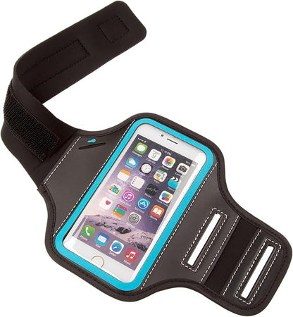 Waterproof Cell Phone Armband, 6.8 Inch x 3.2 Inch Enlarge Phone Bag Phone for Running, Footing, Sports and Mountaineering (Black)