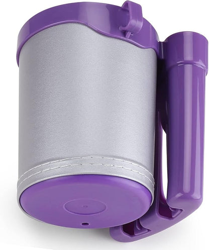 Accmor 3-in-1 Bike Cup Holder with Cell Phone Keys Holder, Bike Water Bottle Holders, Universal Bar Drink Cup Can Holder for Bicycles, Motorcycles, Scooters, Grey Purple