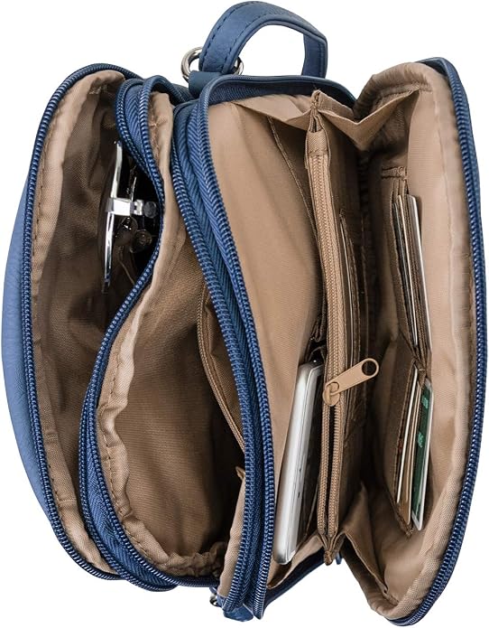 Multisac Women's MultiSac North South Mini Zip Around Crossbody