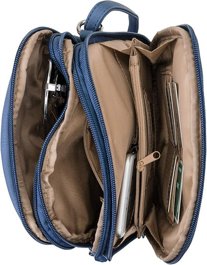 Multisac Women's MultiSac North South Mini Zip Around Crossbody