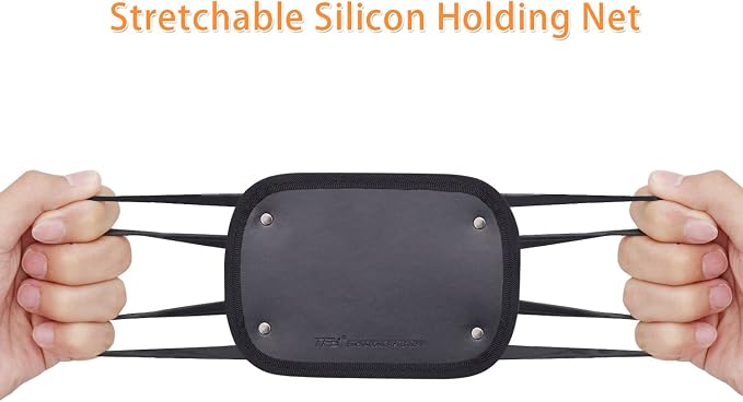 TFY Universal Car Headrest Mount Silicon Holder for 7-10.5 Inch Tablets and iPads