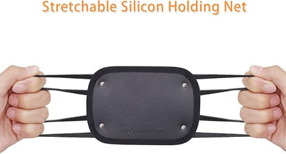 TFY Universal Car Headrest Mount Silicon Holder for 7-10.5 Inch Tablets and iPads