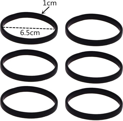 COLORFUL BLING 2-6pcs Metal Arm Band Adjustable Anti-Slip Bracelet Shirt Sleeve Holders Wrap Bangle Garters Stretch Armbands Set Gift