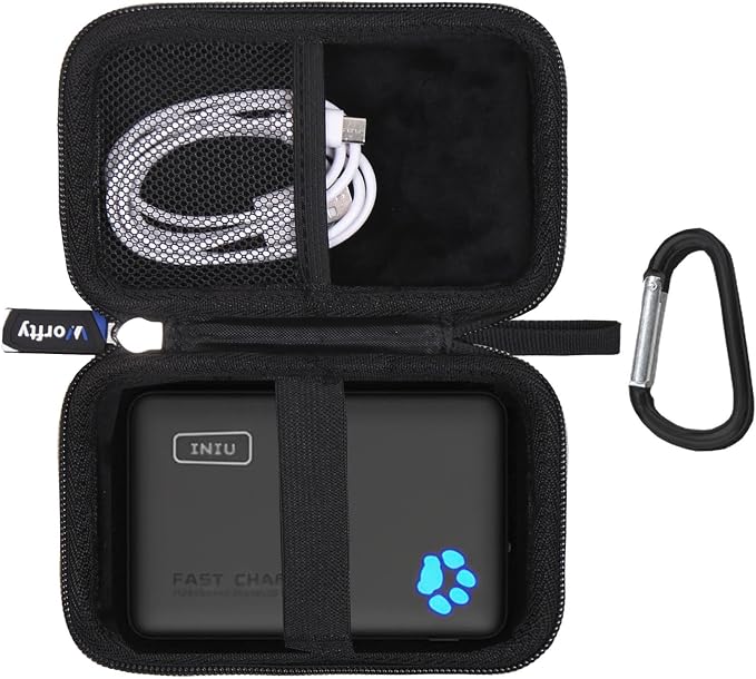Case for INIU Ultra Slim 10000mAh(P41)/ INIU 45W Power Bank 10000mAh(P41L)/ Anker Nano Ultra-Slim 5,000mAh Magnetic Power Bank - Travel Protective Carrying Storage Bag