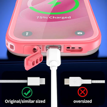 SPORTLINK for iPhone 17 Pro Max Case, IP68 Waterproof Military Protective Full Body Heavy Duty Shockproof 360 Sealed Dustproof with Camera Screen Protector Phone Cover for iPhone 17 Pro Max 6.9" Pink
