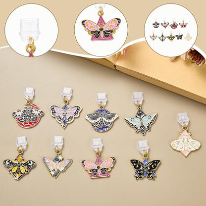 7-10Pcs Dust Plug Charm Type C with Alloy Pendants Cute Cell Phone Charms for Most Type C Phone,Readers Device