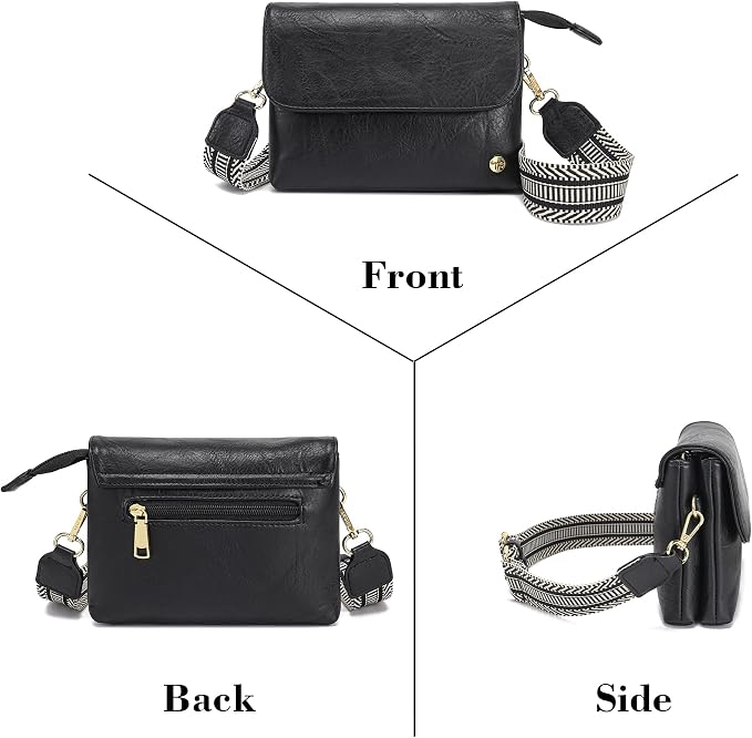 MINICAT RFID Blocking Small Crossbody Bags for Women Vegan Leather Mini Travel Purses Cell Phone Purse Cross Body Bag