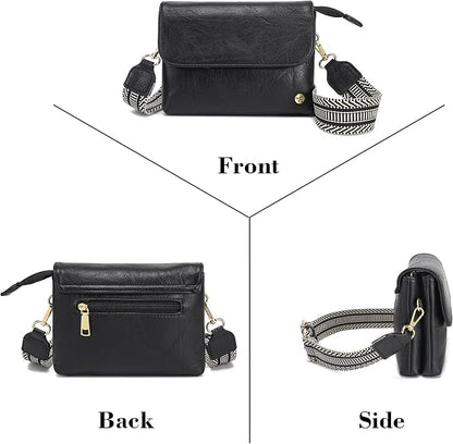 MINICAT RFID Blocking Small Crossbody Bags for Women Vegan Leather Mini Travel Purses Cell Phone Purse Cross Body Bag