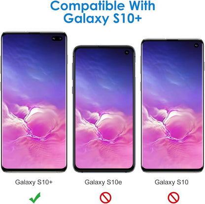 JETech Screen Protector for Samsung Galaxy S10 Plus, 2-Pack | Self-Healing TPU Film, HD Clear, Anti-Scratch Protection, Bubble-Free Installation