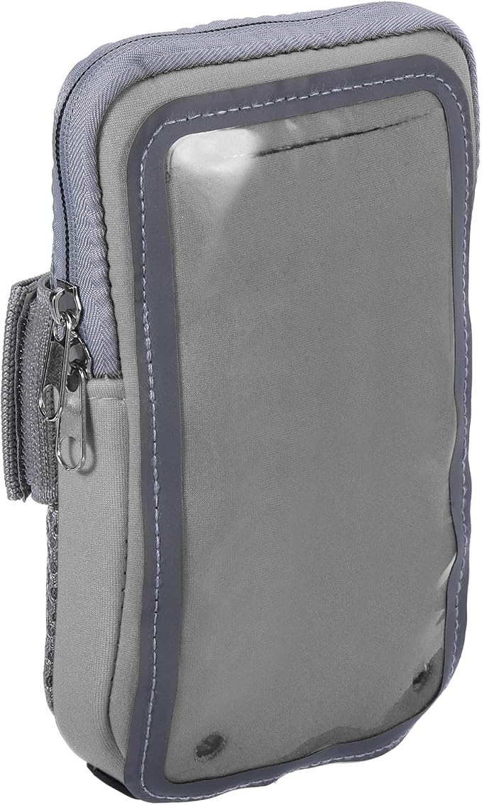 PATIKIL Phone Arm Bands for Running, Running Phone Holder Carrier Armband Cell Phone Holder for Runners, Gray