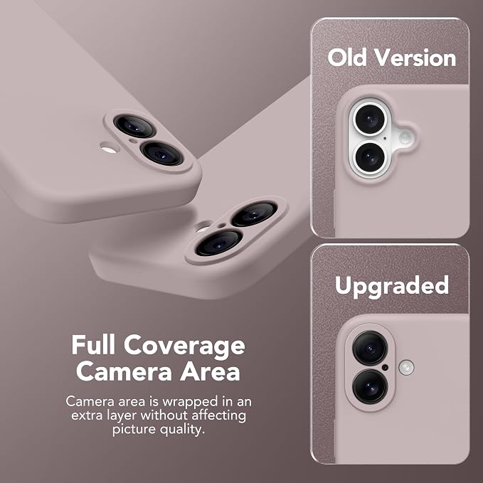 Magnetic for iPhone 17 Case, Compatible with MagSafe, [Full Camera Protection][Screen Protector] Silicone Shockproof Protective Phone Case for iPhone 17 6.3", Hazel