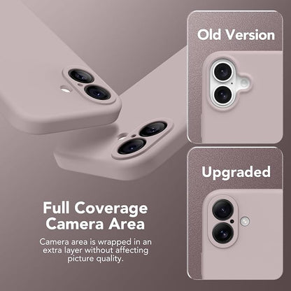 Magnetic for iPhone 17 Case, Compatible with MagSafe, [Full Camera Protection][Screen Protector] Silicone Shockproof Protective Phone Case for iPhone 17 6.3", Hazel