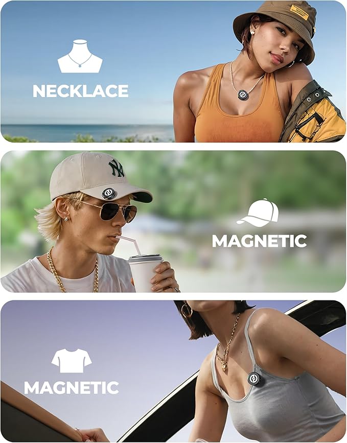 Hollyland Lark M2 Wireless Microphone for iPhone14 & Below, Mini Magnetic Microphone, 300m Range, Hi-Fi Audio, Noise Cancelling, 30h Use, Video Recording (2TX + Lightning RX + Charging Case)