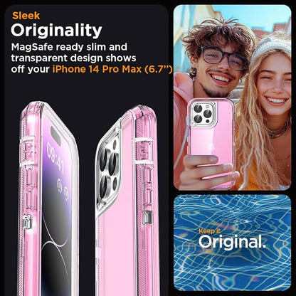 AICase for iPhone 14 Pro Max Case Clear 3 in 1 Heavy Duty Drop Protection Full Body Rugged Shockproof/Dust Proof 3-Layer Military Protective Tough Durable Cover for iPhone 14 Pro Max 6.7"_2