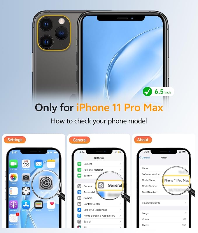 FNTCASE for iPhone 11 Pro Max Case: [Compatible with Magsafe] Translucent Matte Magnetic Phone Cover - Military Grade Drop Protection Shockproof Protective for iPhone 11Pro Max 2019 Cases - Blue