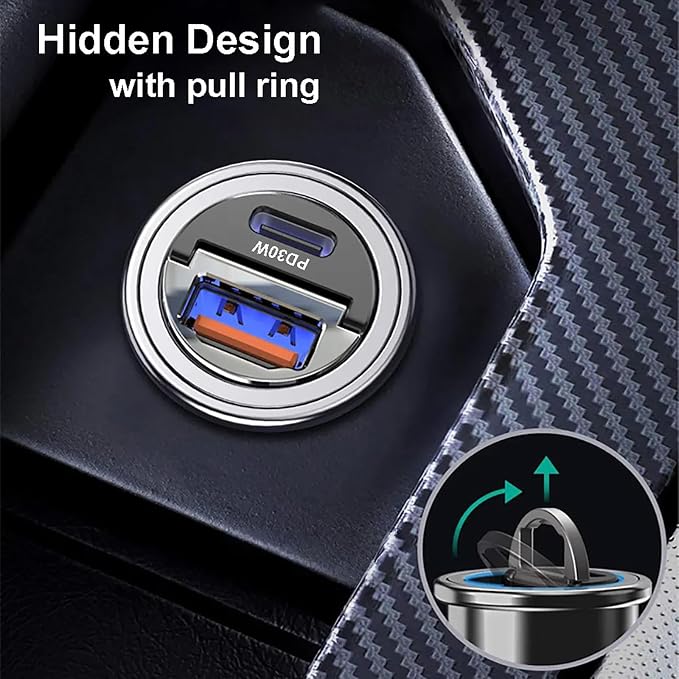 for Qi2 15W Magsafe Car Cup Holder Charger [Heat Restriction], Magnetic Cup Holder Phone Mount Wireless Charger, Fast Charging for iPhone 17 to12 Series[with 30W PD3.0&QC4.0 Car Adapter]