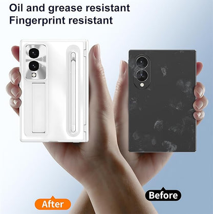 Case for Samsung Galaxy Z Fold 8 Wide, with Kickstand (White) | Stulys, Screen Protector, Shockproof, Slim, Anti-fingerprint, Scratch-Resistant, Lens protection, Hands-free viewing