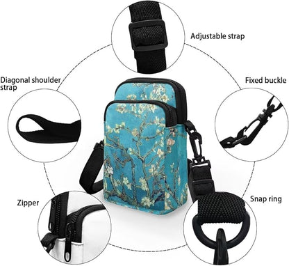 DISNIMO Small Crossbody Bags for Women Trendy Cross Body Cell Phone Shoulder Bags Purses with Adjustable Strap