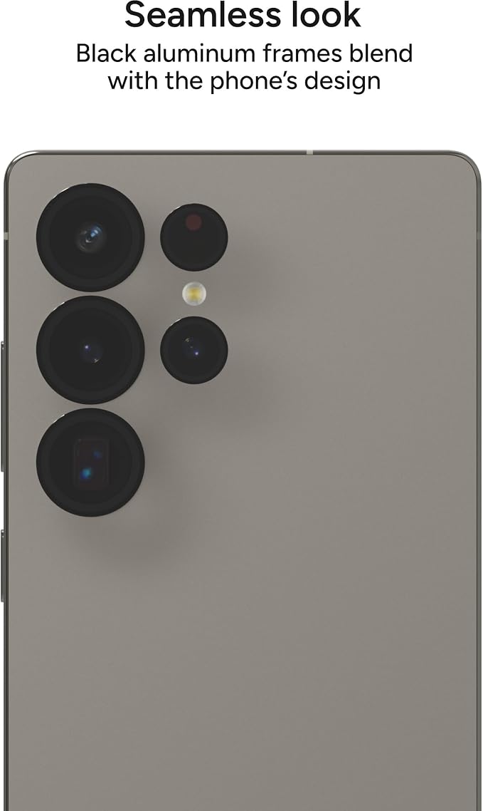 ZAGG Glass Elite Anti-Reflective Samsung Galaxy S25 Ultra Camera Lens Protector – Anti-Glare Technology, Maximum Impact & Scratch Resistance, Smudge-Free Surface, Recycled Materials
