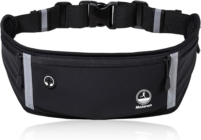 Slim Running Belt Fanny Packs for Men Women, Waist Pack Running Phone Holder Money Belt