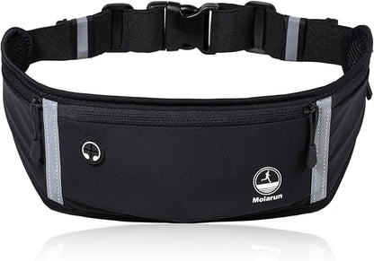 Slim Running Belt Fanny Packs for Men Women, Waist Pack Running Phone Holder Money Belt