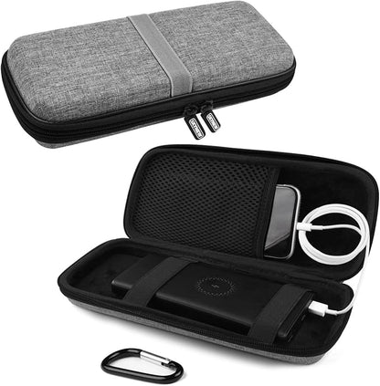 SKYNEW Powerbank Hard Drive Case Compatible with Anker Power Core 26800mAh/ PowerCore +26800mAh, RAV Power 26800/20100/20000mAh, ROMOSS 30000mAh, Miady 10000/15000mAh (Medium-Light Grey)