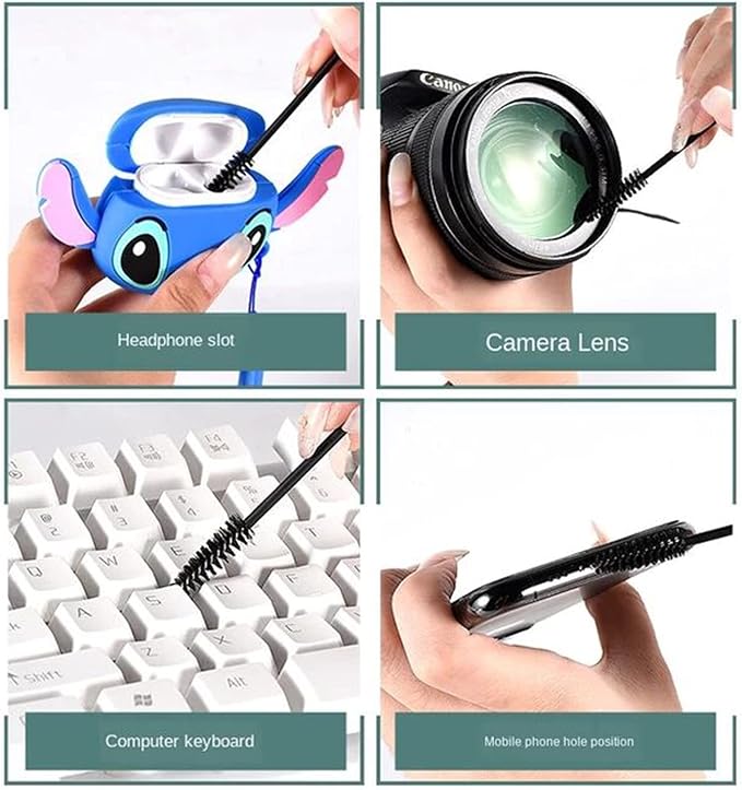 108pcs Cleaning Kits for iPhone, for Airpod Cleaner Kit Phone Jack Charger Port Hole Plug Speaker Cleaner Tool for Cameras Keyboards Headphones.