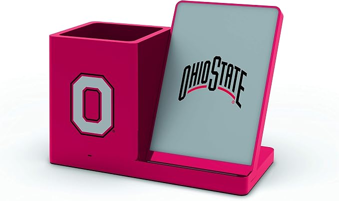 SOAR NCAA Unisex Cell Phone Wireless Charging Stand and Desktop Organizer