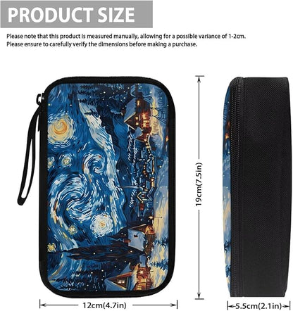 Cottage Travel Cord Organizer Case Tech Pouch Electronic Accessories Carry Case Storage Bag Travel Bag Cable Organizer for Charger Earphone Phone Cord Cable