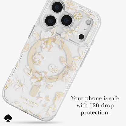 kate spade new york iPhone 17 Pro Case - Compatible with MagSafe - Designer Phone Case - Autumn Toile