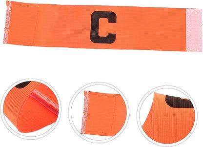 Football Accessories Arm Bands Soccer Captain Armband Adjustable C Armband Football Captain Arm Band for Team Sports (Random Letter Color) Football Accessories Arm Bands