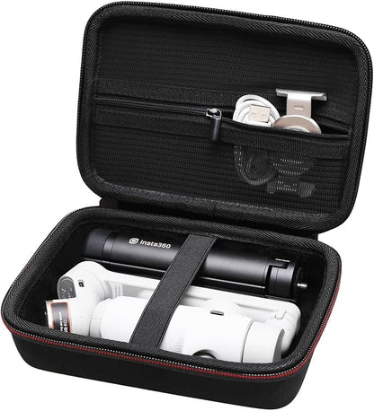 LTGEM Hard Travel Case Compatible with DJI Osmo Mobile SE/Osmo Mobile 7P/7/Osmo Mobile 6, Insta360 Flow/Flow Pro/Flow 2 Pro Foldable AI Phone Gimbal, hohem iSteady X3 SE Gimbal Stabilizer (Case Only)