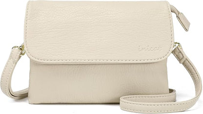 MINICAT RFID Blocking Small Crossbody Bags for Women Vegan Leather Mini Travel Purses Cell Phone Purse Cross Body Bag