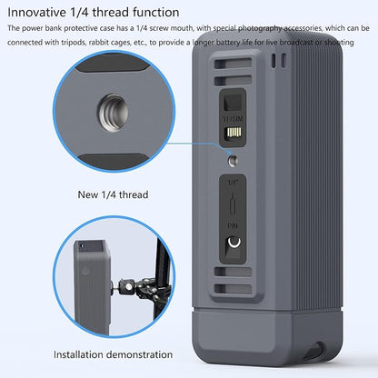 Energy Storage Devices Skin Sleeve Shockproof for 250W/200W External Battery Packs, Full Access Scratch Resistant Covers