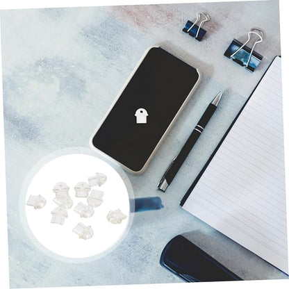 Housoutil 40pcs Plugs for Phone Charging Ports Transparent Stoppers Compatible with Android Devices Easy to Install and for USB Ports