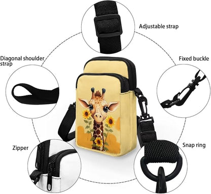 DISNIMO Small Crossbody Bags for Women Trendy Cross Body Cell Phone Shoulder Bags Purses with Adjustable Strap