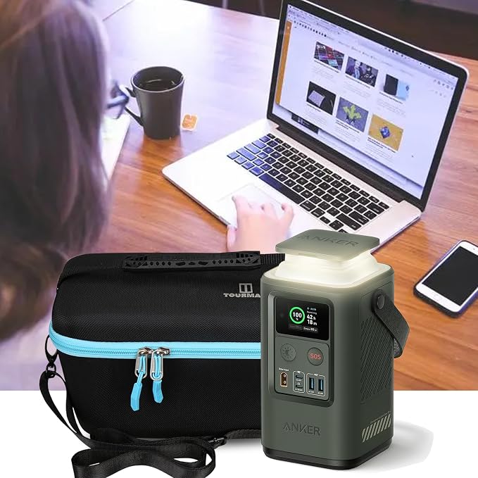 Tourmate Hard Storage Case for Anker PowerCore Reserve 192Wh Power Bank 60,000mAh LiFePO4 Portable Charger 60W Portable Power (Case Only)