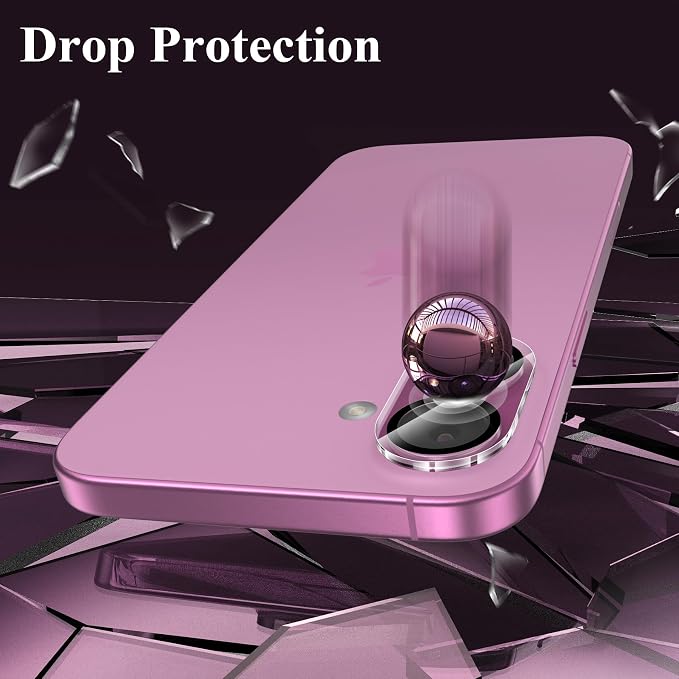 YWXTW [5 Pack Designed for iPhone 16 Camera Lens Protector, for iPhone 16 Plus Camera Lens Protector, Night Shooting Mode, Anti Scratch HD Clear 9H Hardness Tempered Glass