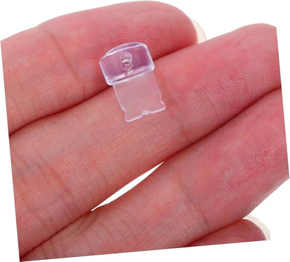 Housoutil 30pcs Transparent Charging Port Plugs Dustproof Protective Sleeves for Accessories Simple Installation Lightweight Convenient Essential for Preventing Debris
