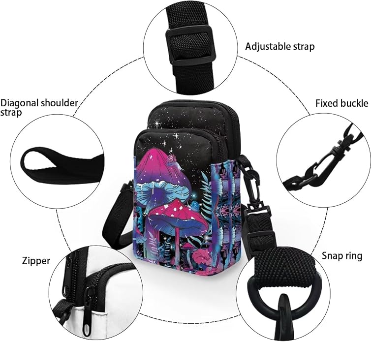 DISNIMO Small Crossbody Bags for Women Trendy Cross Body Cell Phone Shoulder Bags Purses with Adjustable Strap