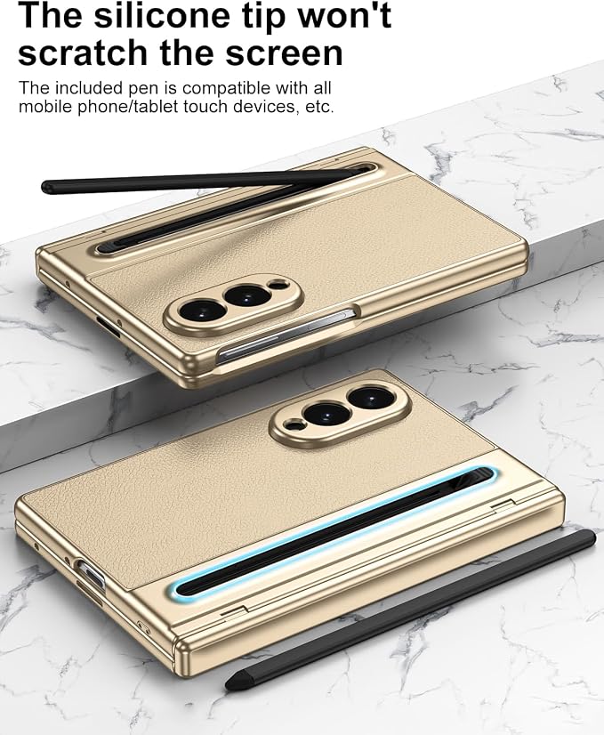 Galaxy Z Fold 8 Wide Case with S Pen Holder & Stylus, Full Body Hinge Case | Galaxy Z Fold 8 & Fold 8 Wide Case with HD Screen Protector, Shockproof Protection Cover, Phone Case mit Hinge & S Pen Stylus