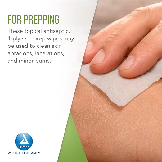 Dynarex Alcohol Prep Pads - 200/Box - Medium