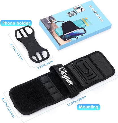 Cikyner Magnetic Water Bottle Strap with Handle, Water Bottle Holder for Mobile Phone 360° Rotatable & Removable Water Bottle Pouch Gym Water Bottle Accessory for 4.5-7'' Phone & 18-40oz Water Bottles