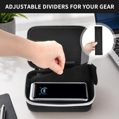 Case Compatible with Anker Prime Power Bank 26,250/25,000 Power Banks, Storage Organizer for Charging Base for Travel&Outdoor Use (Box Only) (for Power Bank & Base)