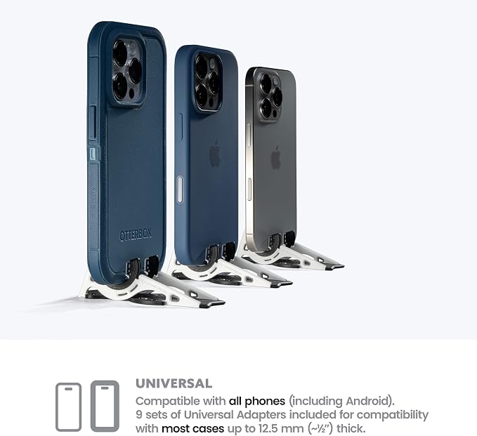 GEOMETRICAL Pocket Tripod PROv2 - Card-Size Stand, for iPhone, Panda White Universal Kit