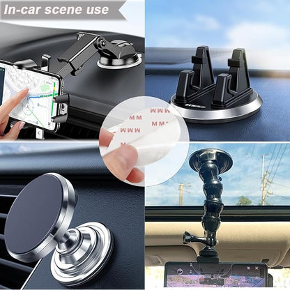 10 Pack 75mm (2.95") Circular Double Sided Sticky Pads, Strong Car Sticky Adhesive Replacement for Car Mount Mounting Holder Disk Windshield GPS Camera Lock Sucker Suction Cup Hook Dashboard Bracket